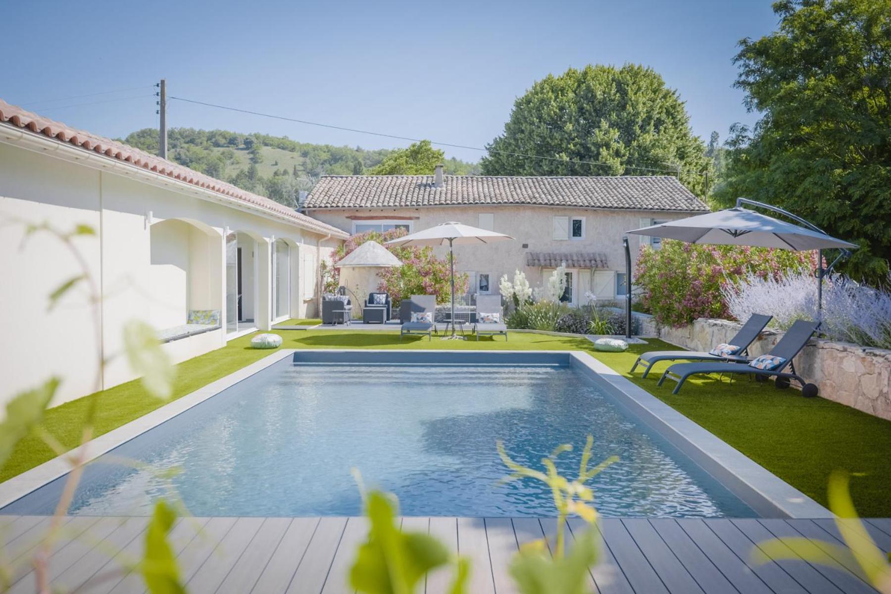 크레스트 Mas De Chaufondes B&B 외부 사진